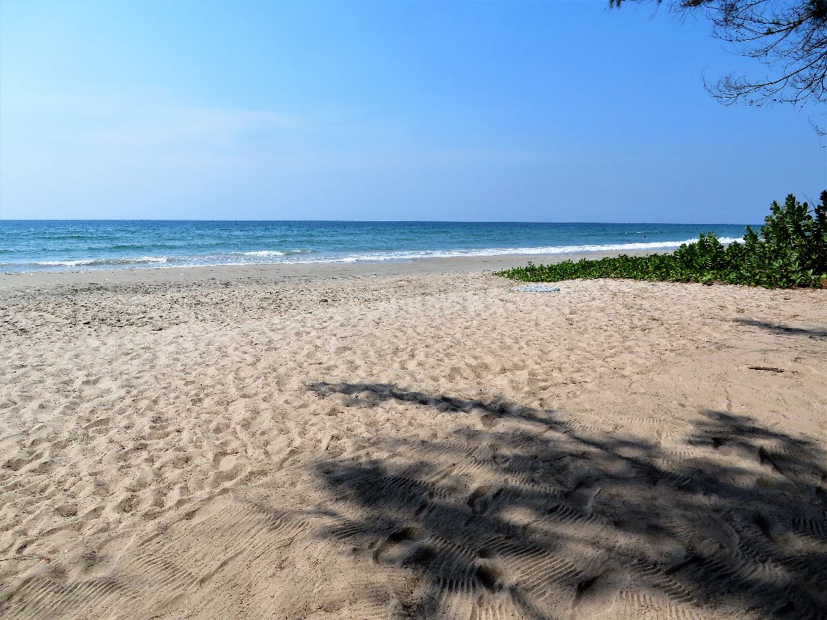 Testade stranden vid Blue Talay